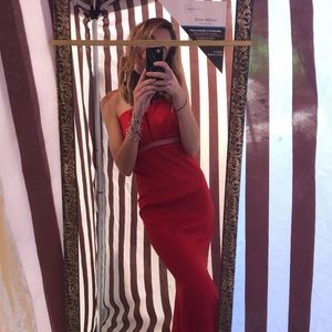 Vintage Red prom dress!!